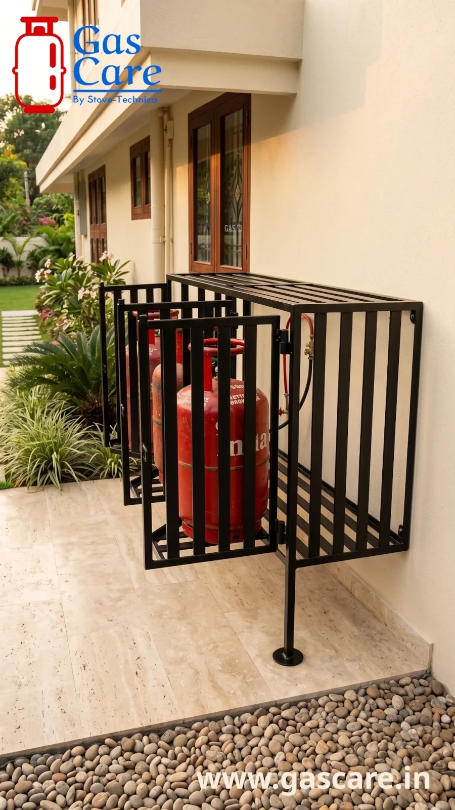 3 cylinder gas cage by gas care