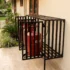 Gas Cylinder Storage Cage with Integrated Rotating Trolley (4-Cylinder Capacity)